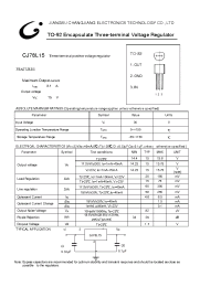 Datasheet CJ78L15 manufacturer Jiangsu